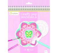 [GY027O] Avenue Mandarine Carnet de Coloriage 20 x 21 cm Graffy Pop Mandala