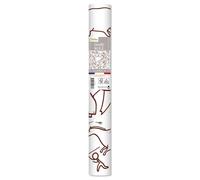 [GY079C] Avenue Mandarine Graffy Roll, Peintures préhistoriques - Blanc