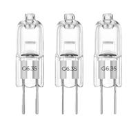 GY6.35 Lampe halogène 12v 24v 220v 110v 20w 30w 50w 70w 100w 200w 3000k Lumière chaude, ampoules halogènes G6.35 adaptées aux ampoules sans ombre à broche de projecteur de lustre (3pcs/24V-100W)