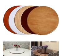 GY8PKVWKWQ Comptoir en Bois, Plateau tournant Rond Rotatif Lazy Susan, Plateau tournant en Bois de 24, 28, 40 Pouces, for Usage résidentiel ou Commercial(Deep Red,90cm(36in))