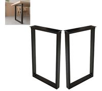 GY8PKVWKWQ Pieds de Banc en métal, Pieds de Chaise de Bureau Robustes, for Commode, Buffet, Fauteuil inclinable, Table Basse, avec Plaque de Montage et vis(30x50cm)
