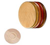 GY8PKVWKWQ Plateau de Table Rond Standard Silencieux et Lisse, Organisateur Lazy Susan en Bois Massif, Facile à Nettoyer, Plateau de Table en Panneaux de Particules(Deep Red,90cm(36in))