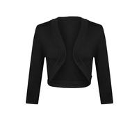 Gyabnw Boléro Femme Chic et Élégant Haut Court Manches 3/4 Veste Court Cardigan Top Robe Veste Gilet Cardigan pour Mariage Top et Haut de Tenues