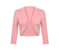 Gyabnw Veste Boléro Courte Femme Cardigan Élégant Manches 34 Haut pour Cérémonie Mariage Robe de Soirée Gilet Chic de Tenue Classique