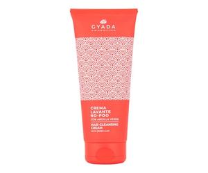GYADA COSMETICS, Crème Nettoyante Modelante Boucles No-Poo, Crème Nettoyante Sans Surfactant, Action Élastifiante et Détoxifiante, à l’Argile Verte, Huiles Végétales, Ferments, 200 ml
