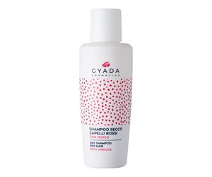 GYADA COSMETICS, Shampooing sec cheveux roux, apaisant et revigorant, donne du volume et de la fraîcheur, pour cheveux roux, avec extrait d'hibiscus, Aloe Vera, vitamine B5 et amidon de riz, 50 g