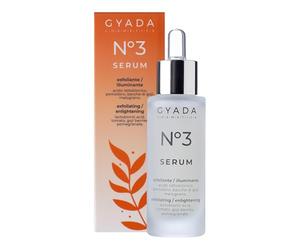 GYADA COSMETICS, Siero Viso N.3 Esfoliante, per Pelle Spenta e Opaca, ad Azione Esfoliante ed Illuminante, Rende la Pelle Sana e Luminosa, con Urea e Aloe Vera, 30 ml