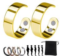 Gyagalre Sömni Bague Sömni pour femme - Bague de thérapie magnétique réglable en 2025 - Aide au sommeil - Réduction de la fatigue - Pour homme et femme, Acier inoxydable, Aucune pierre précieuse