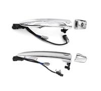 GYAHJSXC 1 Paire De Poignées De Porte Extérieures Avant Chromées En ABS Argenté Pour Leaf Pour Maxima Pour Murano Pour Sentra Remplacement Poignée Porte