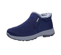 Gyaimxfu Chaussures d'hiver pour femme - Imperméables - Chaudes - En peluche - Antidérapantes - Chaussures de randonnée - Chaussures de trekking - Lacets - Chaussures de marche - Chaussures à enfiler