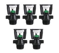 GYBBHia 1/2 "Filetage Externe Sprinklers rotatifs Mini Wobbler Irrigation Eau pulvérisation de pulvérisation de Sprinkler Farm 360 ° Buses d'arrosage Rotatif