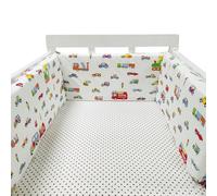 GYCF Barriere de Securite Enfant Lit, Protection Bordure de Lit, Barriere Lit Enfant Pliable, Oreiller Enfant Dodo, Arrière de Sécurité de Enfant Lit pour Attacher,A27,180x30CM