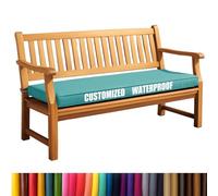 GYCF Coussin de Banc, Housse de Coussin Imperméable de Taille Personnalisée, Antidérapant Coussin de Meubles, Coussin d'assise pour Chaise, Banc, Camping Jardin comme (Personnaliser)