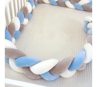 GYCF Protection De Literie, Anti-Chute Traversin Pur Coton, Doux et Respirants d'allaitement Décoratif Protection Bord, Utilisables dans La Chambre À Coucher Décoratif,A08,5 m