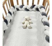 GYCF Protection De Literie, Tressage Traversin Pur Coton, Doux et Respirants en Textile de Coton Fait Main, d'allaitement Décoratif Protection Bord, Fournitures de Chambre à Coucher,A17,4 m