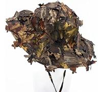 GYDEHUTJ 3D Feuillu Camouflage Ghillie Chapeau Chasse Pêche Chapeaux Jeux de Guerre Armée Camo Parasol Chapeau De Baseball Chapeau Hommes Femmes