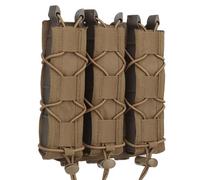 GYDEHUTJ Triple Extension MP5 MP7 Mag Pouch, Molle Long 9mm Tactique Magazine Holster Quick Pull Lampe de Poche Support Ceinture Gilet Mount