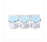 GYDHJSSJ Boîte d'assaisonnement murale pour cuisine, sel et assaisonnement, boîte à épices ménagère, récipient de rangement, pots à condiments pour épices, sucre, sel, 3360053031