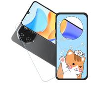 GYDQQKJ Coque + avec Verre Trempé écran Glass pour Blackview Shark 6, Housse Etui Flexible Protection Souple Silicone Gel Noir TPU Case Cover pour Blackview Shark 6 (6.88") - LH78