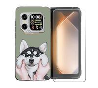 GYDQQKJ Coque avec Verre Trempé écran Glass pour Blackview Xplore 1, Housse Etui Flexible Protection Souple Silicone Gel TPU Case Cover pour Blackview Xplore 1 (6.78") - LLM8