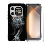 GYDQQKJ Coque avec Verre Trempé écran Glass pour Blackview Xplore 1, Housse Etui Flexible Protection Souple Silicone Gel TPU Case Cover pour Blackview Xplore 1 (6.78") - LLM22
