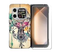 GYDQQKJ Coque avec Verre Trempé écran Glass pour Blackview Xplore 1, Housse Etui Flexible Protection Souple Silicone Gel TPU Case Cover pour Blackview Xplore 1 (6.78") - LLM10