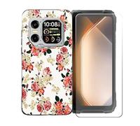 GYDQQKJ Coque avec Verre Trempé écran Glass pour Blackview Xplore 1, Housse Etui Flexible Protection Souple Silicone Gel TPU Case Cover pour Blackview Xplore 1 (6.78") - LLM1