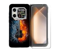 GYDQQKJ Coque avec Verre Trempé écran Glass pour Blackview Xplore 1, Housse Etui Flexible Protection Souple Silicone Gel TPU Case Cover pour Blackview Xplore 1 (6.78") - BST16