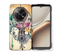 GYDQQKJ Coque avec Verre Trempé écran Glass pour Doogee Fire 7, Housse Etui Flexible Protection Souple Silicone Gel Noir TPU Case Cover pour Doogee Fire 7 (6.60") - LLM10