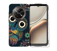 GYDQQKJ Coque avec Verre Trempé écran Glass pour Doogee Fire 7, Housse Etui Flexible Protection Souple Silicone Gel Noir TPU Case Cover pour Doogee Fire 7 (6.60") - BST15