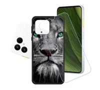 GYDQQKJ Coque + avec Verre Trempé écran Glass pour Fairphone 6, Housse Etui Flexible Protection Souple Silicone Gel Noir TPU Case Cover pour Fairphone 6 (6.31") - LH40