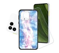 GYDQQKJ Coque + avec Verre Trempé écran Glass pour Fairphone 6, Housse Etui Flexible Protection Souple Silicone Gel Noir TPU Case Cover pour Fairphone 6 (6.31") - LH34