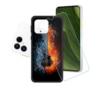 GYDQQKJ Coque + avec Verre Trempé écran Glass pour Fairphone 6, Housse Etui Flexible Protection Souple Silicone Gel Noir TPU Case Cover pour Fairphone 6 (6.31") - LH99