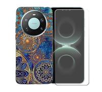 GYDQQKJ Coque avec Verre Trempé écran Glass pour Huawei Mate 80 Pro Max, Housse Etui Flexible Protection Souple Silicone Gel Noir TPU Case Cover pour Huawei Mate 80 Pro Max (6.90") - LLM11