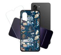 GYDQQKJ Coque + avec Verre Trempé écran Glass pour OnePlus Nord CE5, Housse Etui Flexible Protection Souple Silicone Gel Noir TPU Case Cover pour OnePlus Nord CE5 (6.77") - LH44