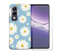 GYDQQKJ Coque avec Verre Trempé écran Glass pour Oppo K13X 5G, Housse Etui Flexible Protection Souple Silicone Gel Noir TPU Case Cover pour Oppo K13X 5G (6.67") - BST20