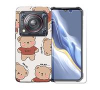 GYDQQKJ Coque avec Verre Trempé écran Glass pour Oukitel WP36 Pro, Housse Etui Flexible Protection Souple Silicone Gel Noir TPU Case Cover pour Oukitel WP36 Pro (6.52") - LLM48
