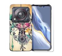 GYDQQKJ Coque avec Verre Trempé écran Glass pour Oukitel WP36 Pro, Housse Etui Flexible Protection Souple Silicone Gel Noir TPU Case Cover pour Oukitel WP36 Pro (6.52") - LLM10