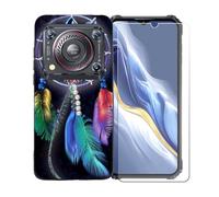 GYDQQKJ Coque avec Verre Trempé écran Glass pour Oukitel WP36 Pro, Housse Etui Flexible Protection Souple Silicone Gel Noir TPU Case Cover pour Oukitel WP36 Pro (6.52") - BST4