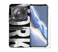 GYDQQKJ Coque avec Verre Trempé écran Glass pour Oukitel WP36 Pro, Housse Etui Flexible Protection Souple Silicone Gel Noir TPU Case Cover pour Oukitel WP36 Pro (6.52") - BST5