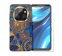 GYDQQKJ Coque avec Verre Trempé écran Glass pour Oukitel WP39 Pro, Housse Etui Flexible Protection Souple Silicone Gel Noir TPU Case Cover pour Oukitel WP39 Pro (6.60") - BST10