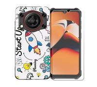 GYDQQKJ Coque avec Verre Trempé écran Glass pour Oukitel WP53 Pro, Housse Etui Flexible Protection Souple Silicone Gel TPU Case Cover pour Oukitel WP53 Pro (6.52") - LLM36