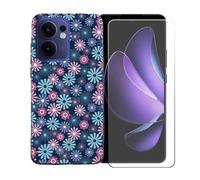 GYDQQKJ Coque avec Verre Trempé écran Glass pour Reno 13 FS 5G, Housse Etui Flexible Protection Souple Silicone Gel Noir TPU Case Cover pour Reno 13 FS 5G (6.67") - BST19