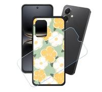 GYDQQKJ Coque + avec Verre Trempé écran Glass pour Tecno Spark Go 2, Housse Etui Flexible Protection Souple Silicone Gel Noir TPU Case Cover pour Tecno Spark Go 2 (6.67") - LH89
