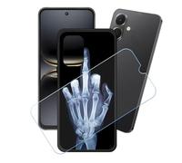 GYDQQKJ Coque + avec Verre Trempé écran Glass pour Tecno Spark Go 2, Housse Etui Flexible Protection Souple Silicone Gel Noir TPU Case Cover pour Tecno Spark Go 2 (6.67") - LH4