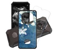 GYDQQKJ Coque + avec Verre Trempé écran Glass pour Ulefone Armor X16 Pro, Housse Etui Flexible Protection Souple Silicone Gel Noir TPU Case Cover pour Ulefone Armor X16 Pro (6.56") - LH22