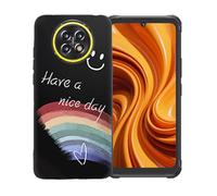 GYDQQKJ Coque pour Cubot King Kong Ace 5 Silicone,Housse Etui de Protection Noir Souple Gel Silicone TPU Bumper Premium Shell Case Cover pour Cubot King Kong Ace 5 (6.75") - LLM44