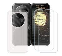 GYDQQKJ Coque pour Fossibot F105 + 2 pièces Verre Trempé Film Protection écran,Housse Etui Flexible Protection Souple Silicone Gel Translucide TPU Case Cover pour (6.75")