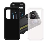 GYDQQKJ Coque pour Hotwav Hyper 7 Pro,2 pièces Housse Etui de Protection Translucide + Noir Souple Gel Silicone TPU Bumper Premium Shell Case Cover pour (6.60")