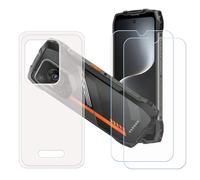 GYDQQKJ Coque pour Oscal Pilot 3 + 2 pièces Verre Trempé Film Protection écran,Housse Etui Flexible Protection Souple Silicone Gel Translucide TPU Case Cover pour (6.78")